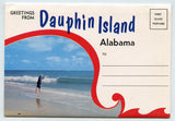 Greetings from Dauphin Island, AL Souvenir Folder [Postcard]