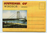 Souvenir of Windsor Ontario Souvenir Folder [Postcard]