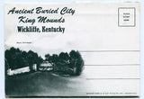 Ancient Buried City, King Mounds, Wickliffe, KY Souvenir Folder [Postcard]