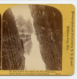 Eaton Grotto at the Head of Circle Bend, Wisconsin Dells, WI [Stereoview]