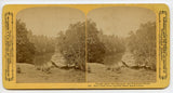 Navy Yard, from opposite Black Hawk's Cave, Wisconsin Dells, WI [Stereoview]