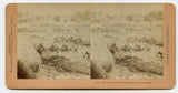 Batteries to the Front, Battle of Gettysburg, Civil War [Stereoview]