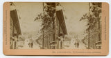 At the Break of Day, The Wetterhorn in Winter, Grindelwald, Switzerland [Stereoview]