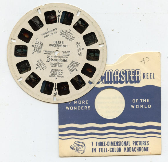 View-Master D855-B, Tomorrowland II, Your Trip Through Disneyland [Viewmaster]