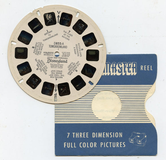 View-Master D855-A, Tomorrowland I, Your Trip Through Disneyland [Viewmaster]