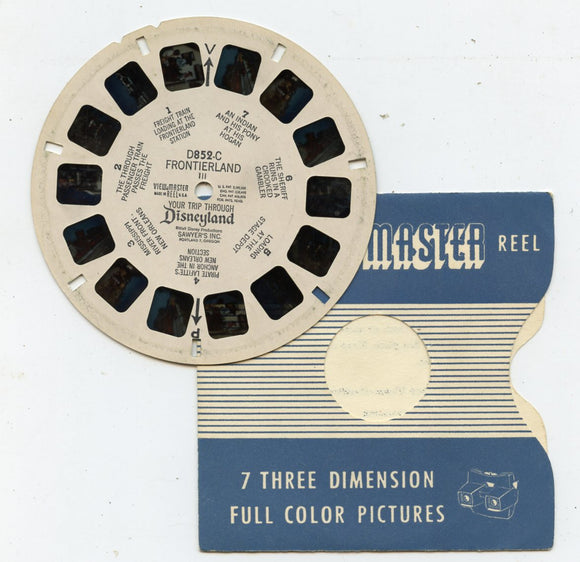 View-Master D852-C, Frontierland III, Your Trip Through Disneyland [Viewmaster]