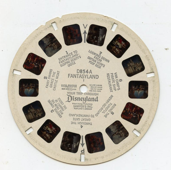 View-Master D854-A, Fantasyland I, Your Trip Through Disneyland [Viewmaster]