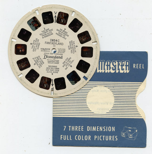 View-Master D854-C, Fantasyland III, Your Trip Through Disneyland [Viewmaster]