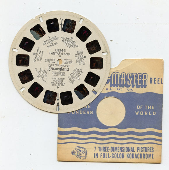 View-Master D854-B, Fantasyland II, Your Trip Through Disneyland [Viewmaster]