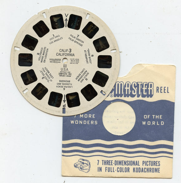 View-Master CALIF-3, California III, U.S.A. [Viewmaster]