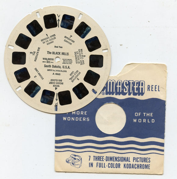 View-Master A 4862, Reel Two, BLACK HILLS, South Dakota, U.S.A. [Viewmaster]