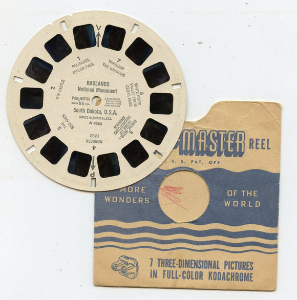 View-Master A 4863, Badlands National Monument, South Dakota, U.S.A. [Viewmaster]