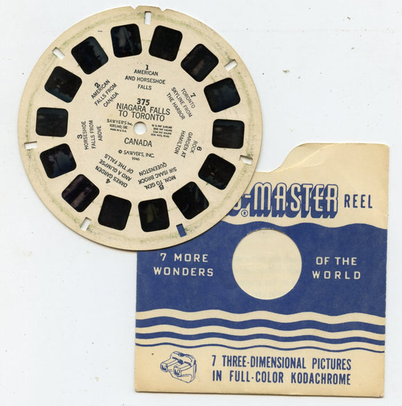 View-Master 375 Niagara Falls to Toronto Canada [Viewmaster]