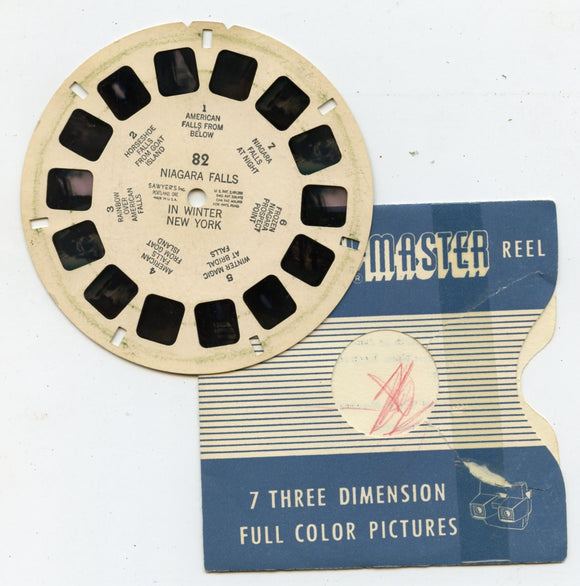 View-Master 82 Niagara Falls in Winter New York [Viewmaster]