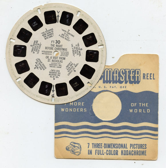 View-Master FT-30 The Night Before Christmas, or, A Visit from St. Nicholas [Viewmaster]
