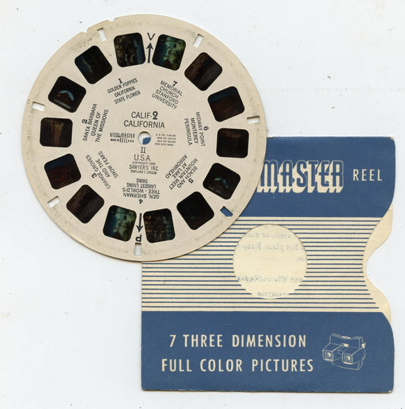 View-Master CALIF-2 California II, U. S. A. [Viewmaster]