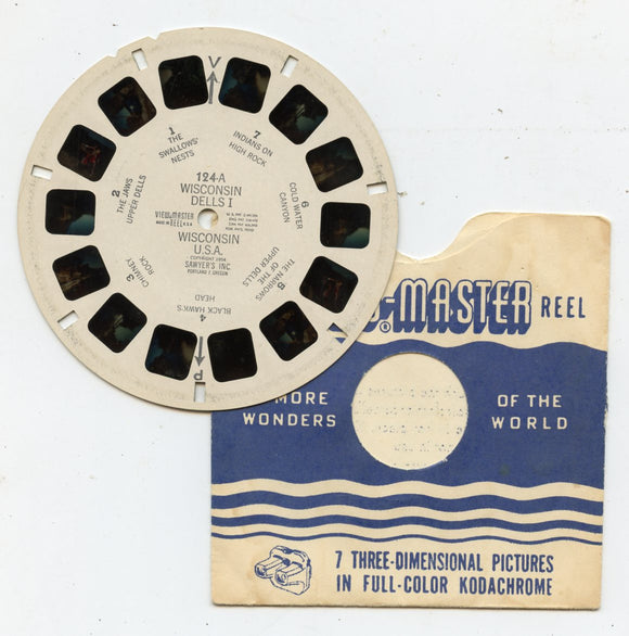 View-Master 124-A Wisconsin Dells I, Wisconsin, U. S. A. [Viewmaster]