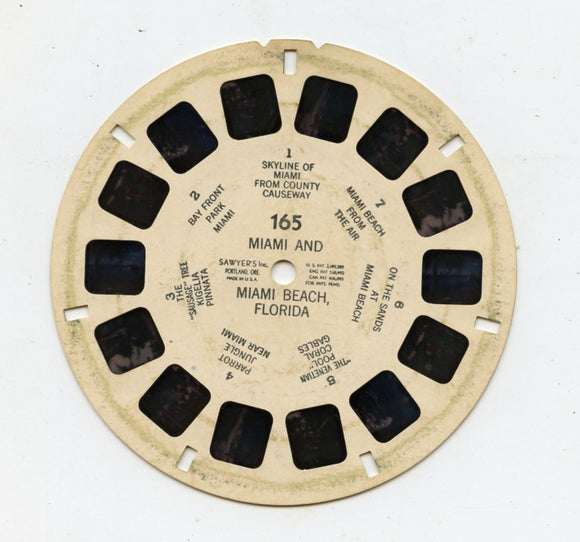 View-Master 165 Miami and Miami Beach, Florida [Viewmaster]