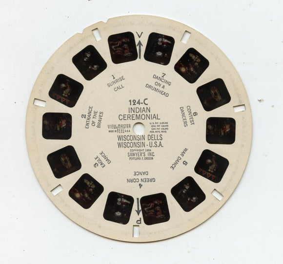 View-Master 124-C Indian Ceremonial, Wisconsin Dells, Wisconsin, U.S.A. [Viewmaster]