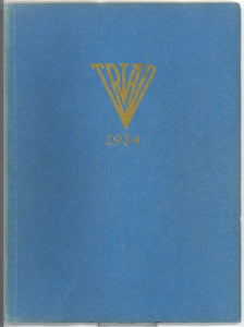 1934 Kiel High School Yearbook, the Triad, Kiel, Wisconsin