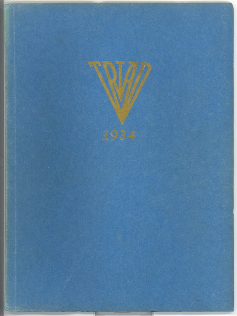 1934 Kiel High School Yearbook, the Triad, Kiel, Wisconsin