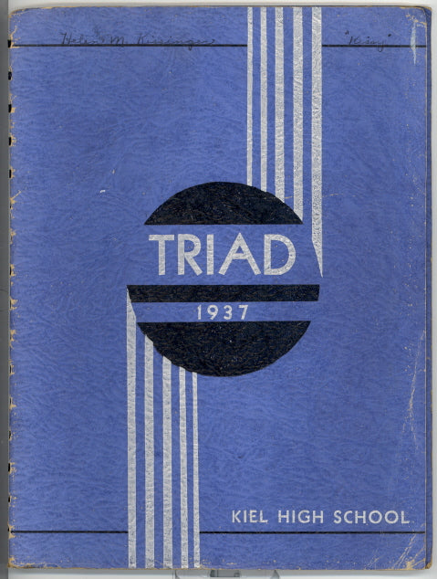 1937 Kiel High School Yearbook, the Triad, Kiel, Wisconsin - Carey's Emporium