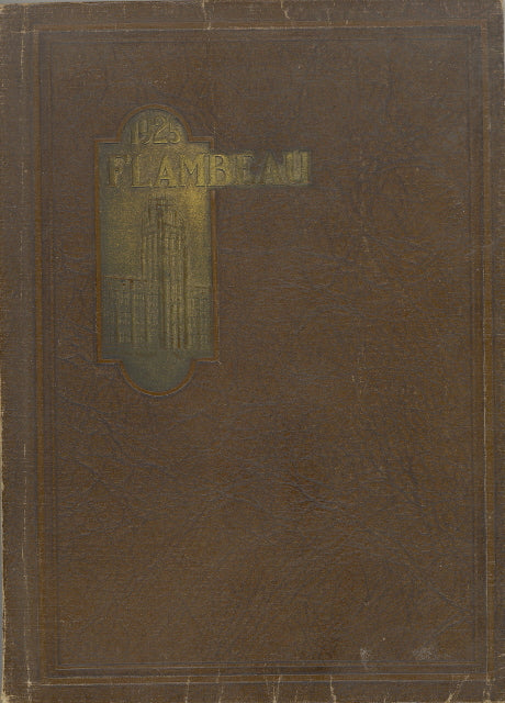 1925 Lincoln High School Yearbook, the Flambeau, Manitowoc, Wisconsin