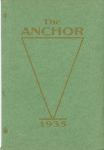 1935 Anchorage High School Yearbook, the Anchor, Anchorage, Alaska