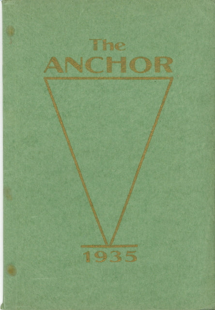 1935 Anchorage High School Yearbook, the Anchor, Anchorage, Alaska