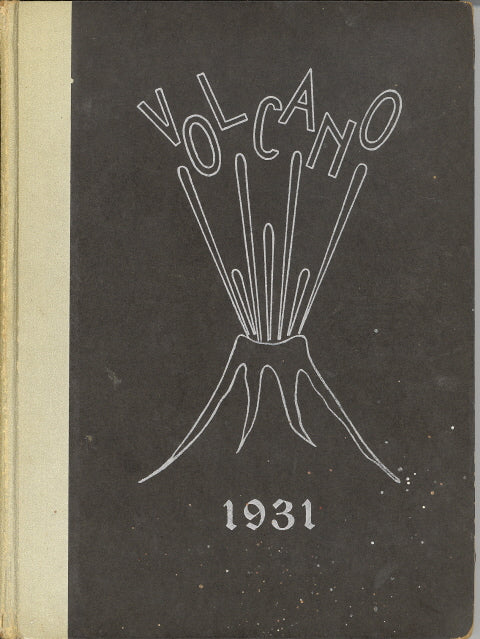 1931 Hornell High School Yearbook, the Volcano, Hornell, New York