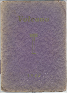 1922 Hornell High School Yearbook, the Volcano, Hornell, New York