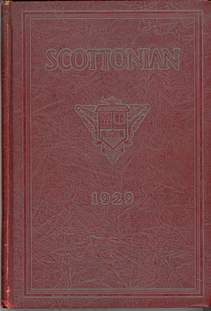 1929 Scott High School Yearbook, the Scottonian, Toledo, Ohio