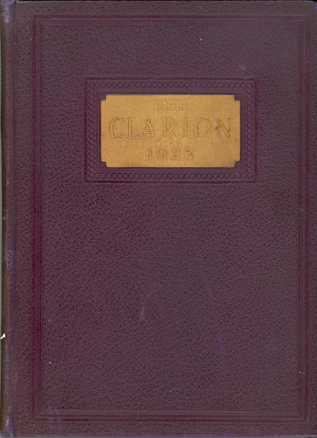 1925 Appleton High School Yearbook, the Clarion, Appleton, Wisconsin