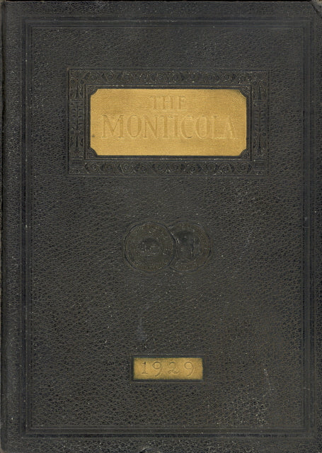 1929 West Virginia University Yearbook, the Monticola, Morgantown, West Virginia