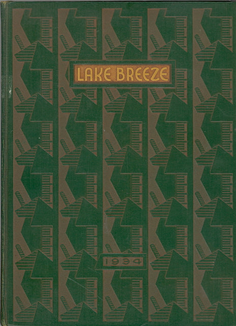 1934 Sheboygan High School Yearbook, the Lake Breeze, Sheboygan, Wisconsin