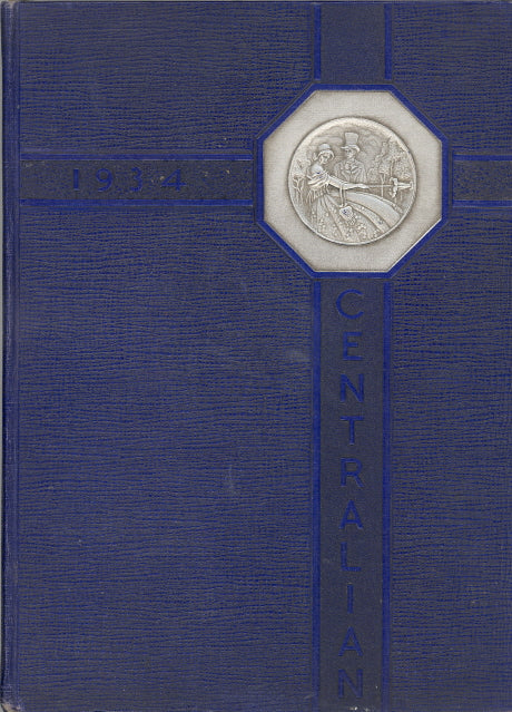 1934 Kansas City Central High School Yearbook, the Centralian, Kansas City, Missouri