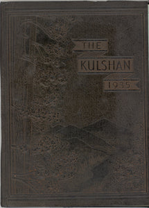 1935 Whatcom High School Yearbook, the Kulshan, Bellingham, Washington