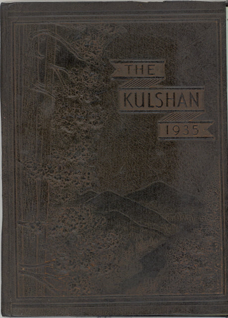 1935 Whatcom High School Yearbook, the Kulshan, Bellingham, Washington