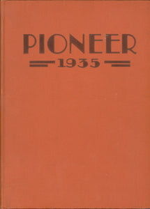 1935 Platteville State Teachers College Yearbook, the Pioneer, Platteville, Wisconsin