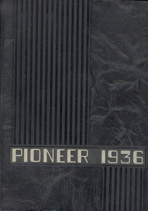 1936 Platteville State Teachers College Yearbook, the Pioneer, Platteville, Wisconsin