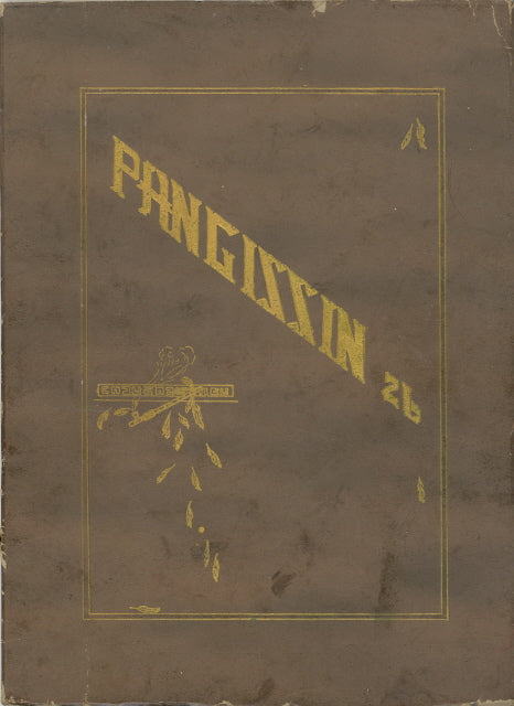 1926 Sheboygan Falls High School Yearbook, the Pangissin, Sheboygan Falls, Wisconsin