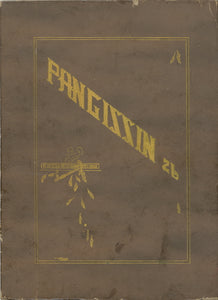 1926 Sheboygan Falls High School Yearbook, the Pangissin, Sheboygan Falls, Wisconsin