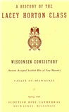 A History of the Lacy Horton Class, Spring 1949, Scottish Rite Cathedral, Milwaukee, Wisconsin - Carey's Emporium