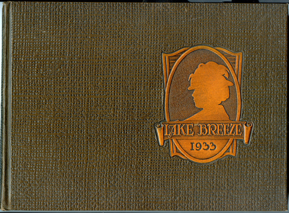 1933 Sheboygan High School Yearbook, the Lake Breeze, Sheboygan, Wisconsin