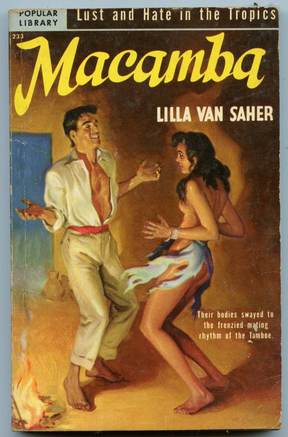 Macamba, by Lilla Van Saher, Popular Library 233, Copyright 1949 - Carey's Emporium
