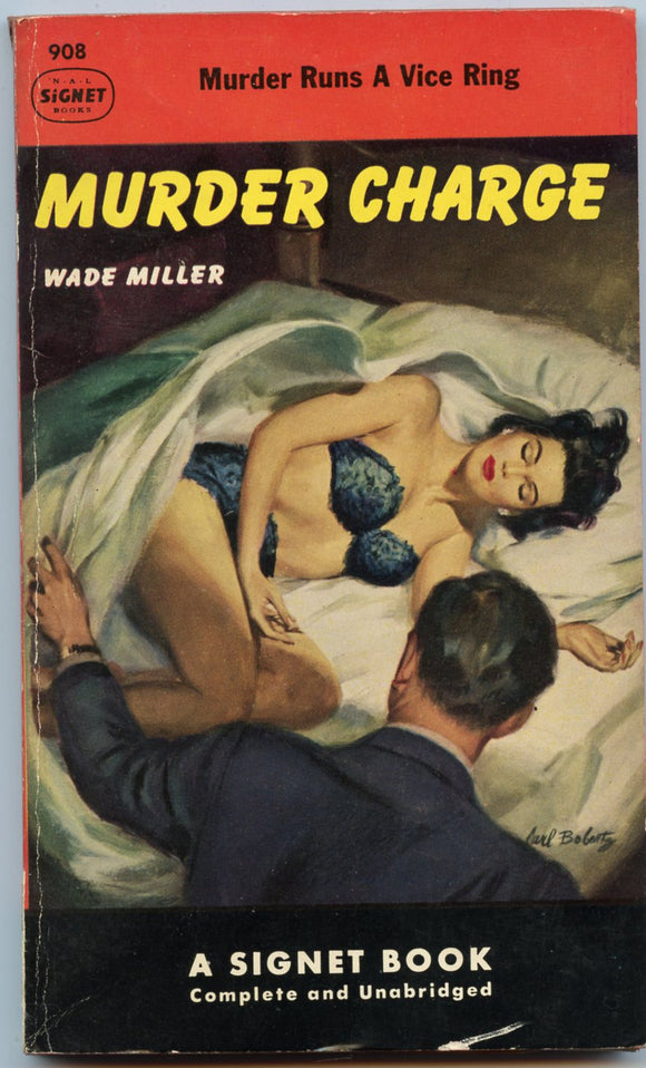 Murder Charge, by Wade Miller, Signet Book 908, March, 1953 - Carey's Emporium