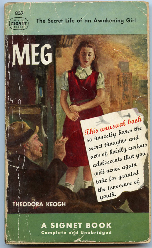 Meg, by Theodora Keogh﻿, Signet Book 857, February, 1951, First Printing - Carey's Emporium