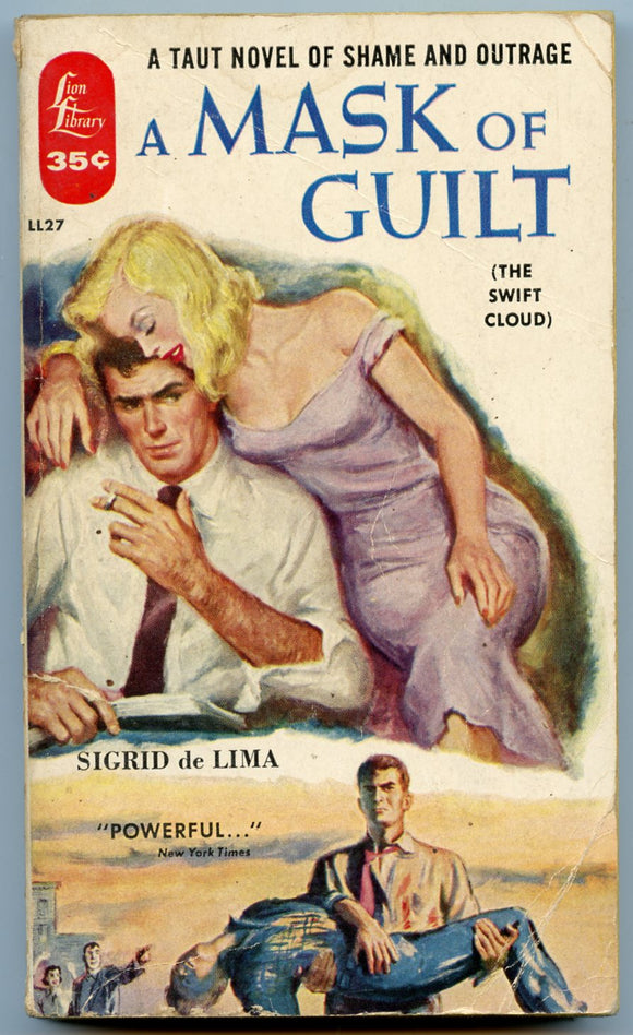 A Mask of Guilt (The Swift Cloud), by Sigrid de Lima, Lion Library LL27, May, 1955 - Carey's Emporium
