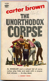 The Unorthodox Corpse, by Carter Brown﻿, Signet Book S1950, First Printing, July, 1961 - Carey's Emporium