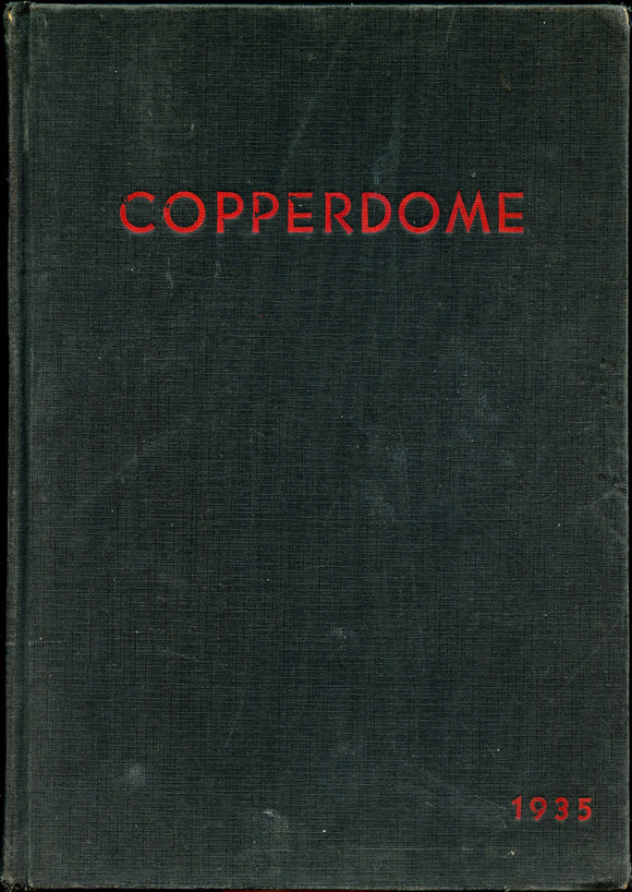 1935 Shorewood High School Yearbook, the Copperdome, Shorewood, Milwaukee, Wisconsin